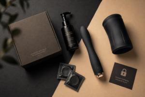 Adult wellness products, condoms, lubricant, and discreet packaging from Wolftoyz