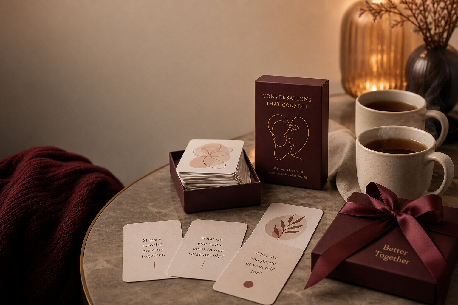 Couples game cards date-night guide from Wolftoyz