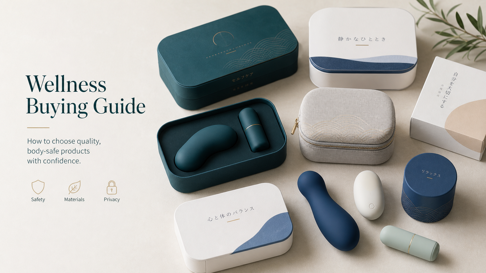 Discreet flat-lay for a TENGA texture and fit buying guide