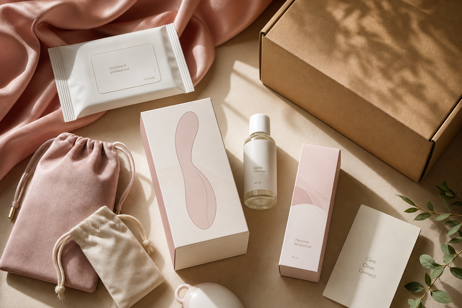 Women's intimate care categories and discreet adult wellness products at Wolftoyz
